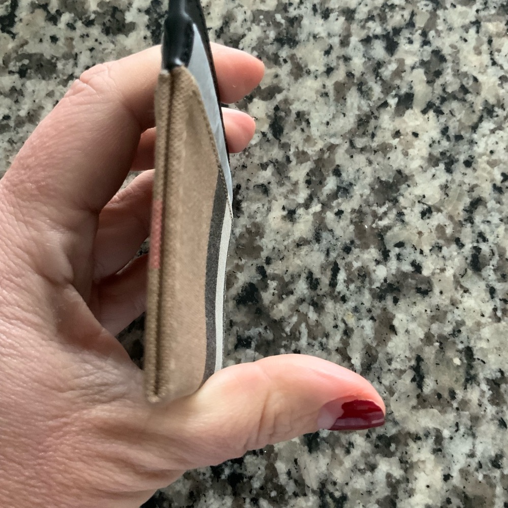 Burberry Check Card Holder - Picture 6 of 9